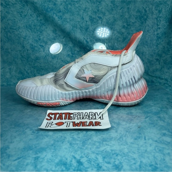 Converse All Star BB Prototype CX Mid White Pink Basketball Shoes Size 10 - Picture 3 of 7